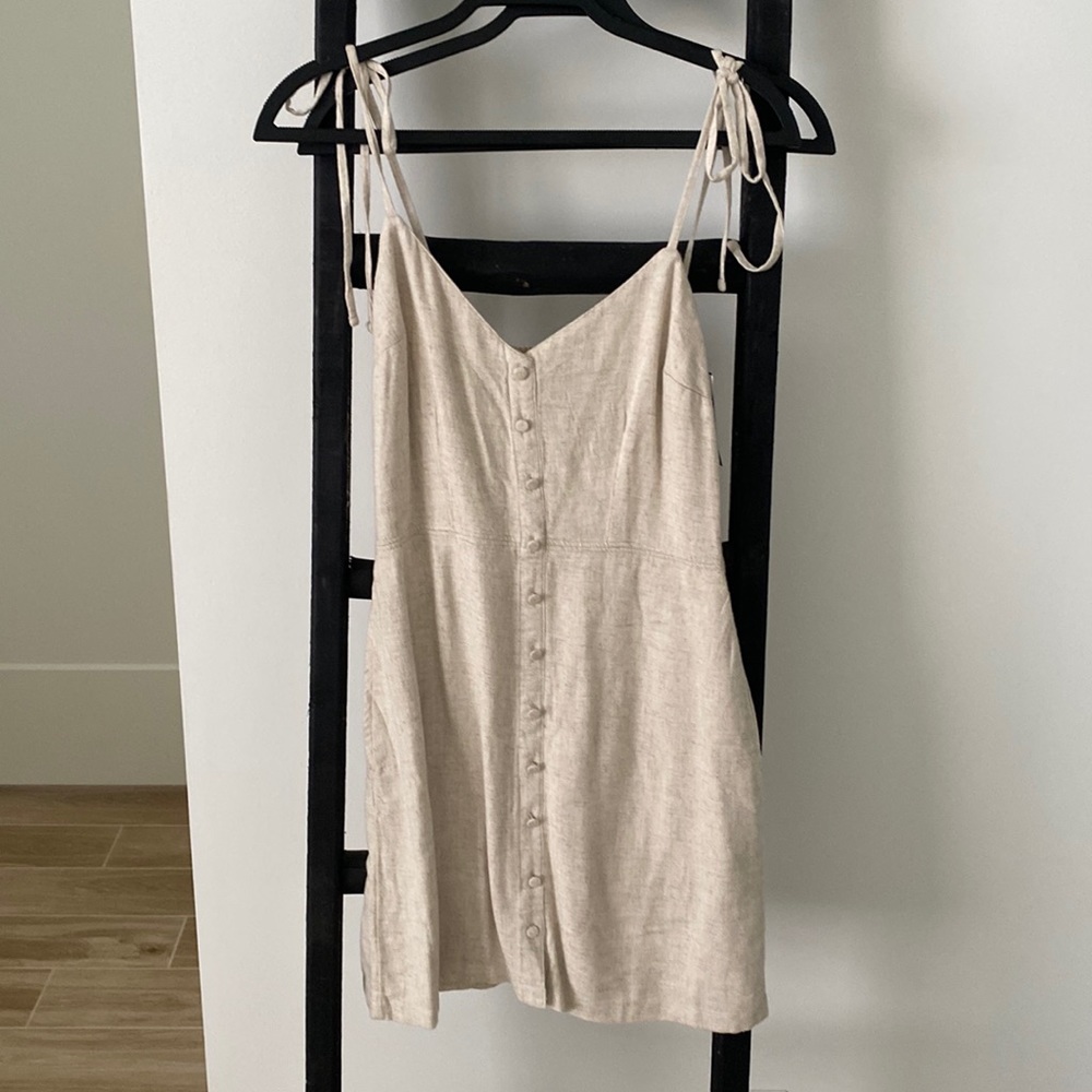 Abercrombie Linen Mini Dress. Size Small
